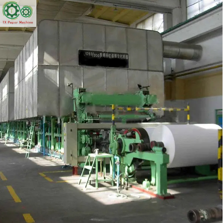 全自动稳定运行A4纸生产线可选原料文化造纸机