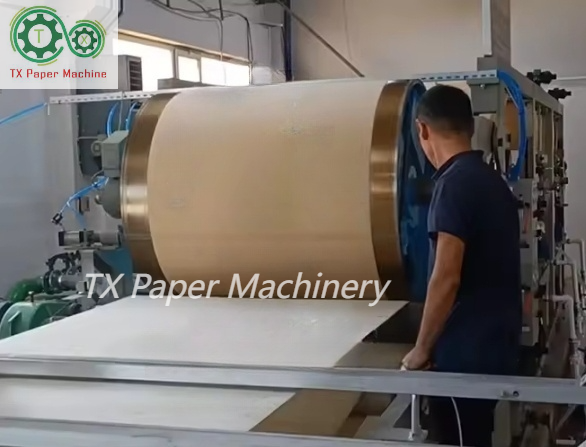 废纸箱回收纸板造纸生产线工厂 1200x1200 毫米