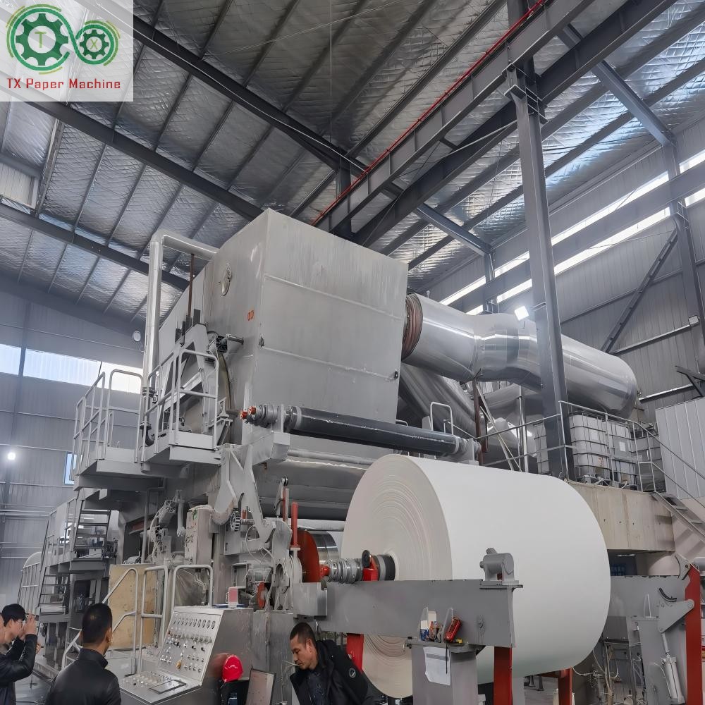 卫生纸机原木浆全自动高产能新月型卫生纸机