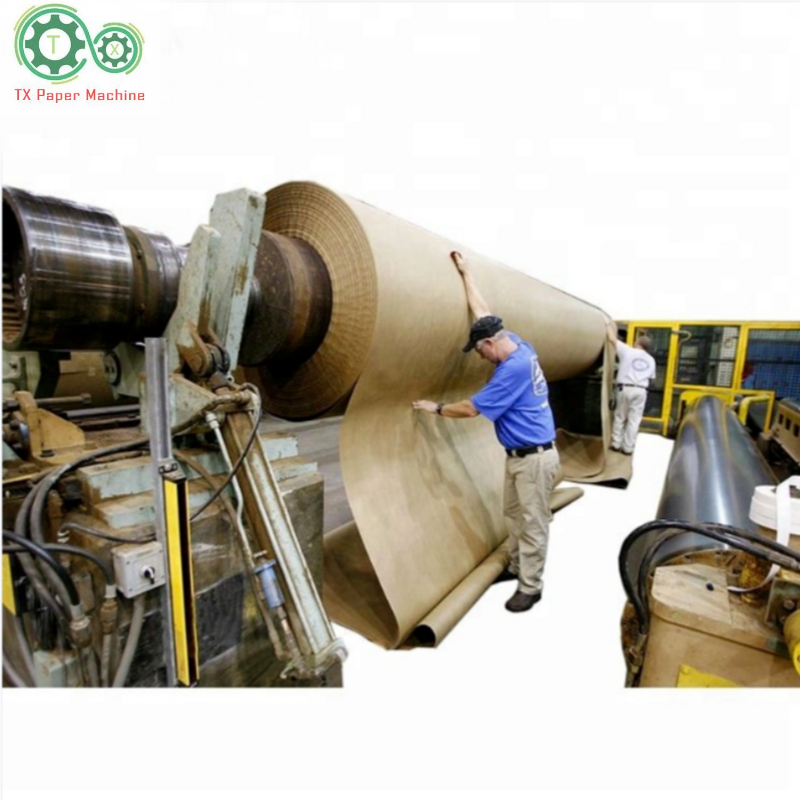 腾信造纸机 全自动牛皮纸造纸生产线