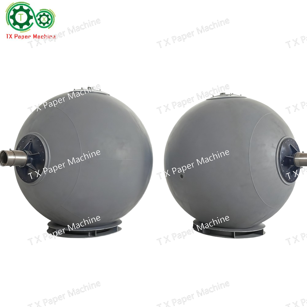 定制造纸机械制浆设备旋转球形蒸煮机工业蒸球草浆球形厂家供应