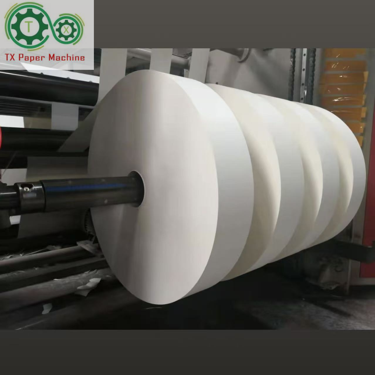 全自动化高效纸杯原纸制纸机，性能稳定，设计节能。