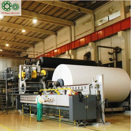 巨型卷A4纸制造机制作白色办公室复印纸